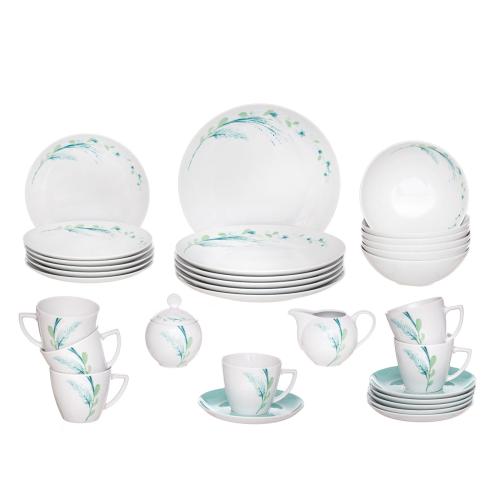 Serwis obiadowo-kawowy Boss/Beata/Dorota Aqua Flow 6 el/30 os 7378 Lubiana
