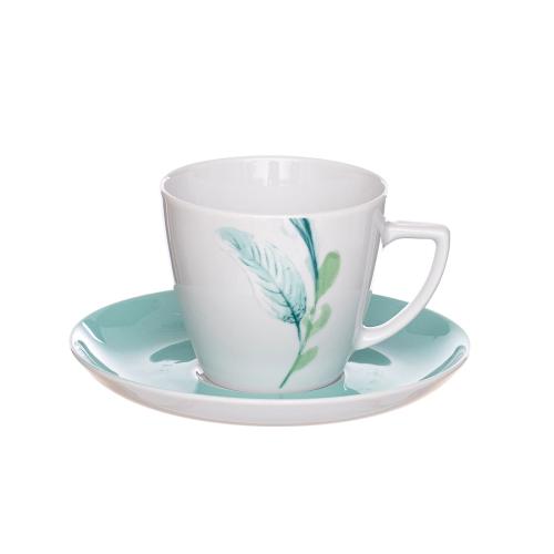 Filiżanka ze spodkiem 350 ml/17,5 cm Beata/Dorota Aqua Flow 7378 Lubiana