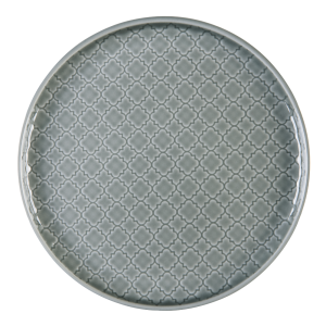 LUBIANA MARRAKESZ Talerz Deserowy Płytki 1 Szt. Porcelanowy 17 cm Turkus