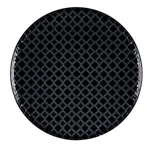 Talerz płytki Marrakesz Czarny Lubiana 26 cm