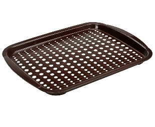 Taca antypoślizgowa 48 cm Brązowa Ucsan