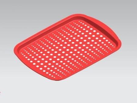 Taca antypoślizgowa 48 cm Czerwona Ucsan