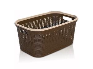 Kosz Rattan 27 l Brązowy Ucsan