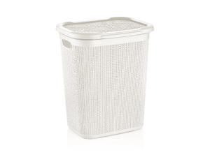 Kosz na pranie Knit 50 l Biały Ucsan