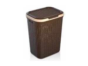 Kosz na pranie Rattan 50 l Brązowy Ucsan