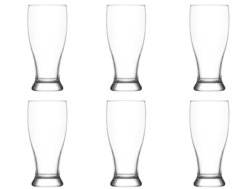 Komplet 6 szklanek do piwa 565 ml Brotto LAV