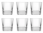 LAV ELGAN Zestaw 6 Szklanek Do Whisky Napojów Komplet SZKLANKI 315 ml