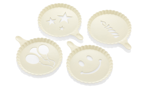 Szablony do dekorowania ciast  4 el. Lux Plastik