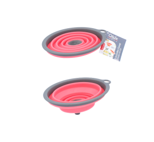 Lejek składany Różowo-szary Lux Plastik 700 ml