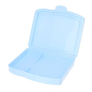Lunchbox 1 l Twin Niebieski Lux Plastik