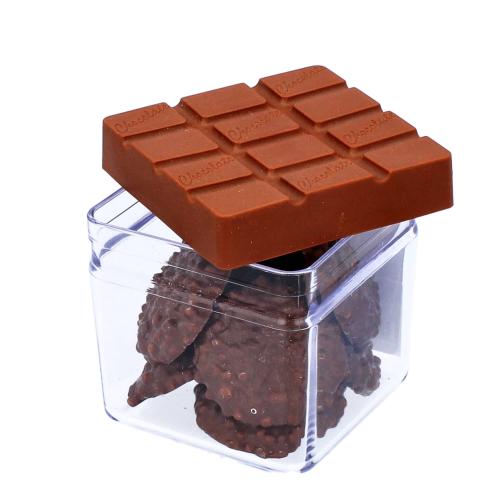 Pojemnik na ciastka 500 ml Karmelowy Lux Plastik