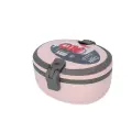 Lunchbox ze sztućcami Joy Różowy Lux Plastik