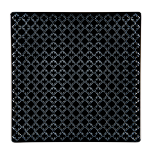 Talerz obiadowy Marrakesz Czarny Lubiana 25.5 cm