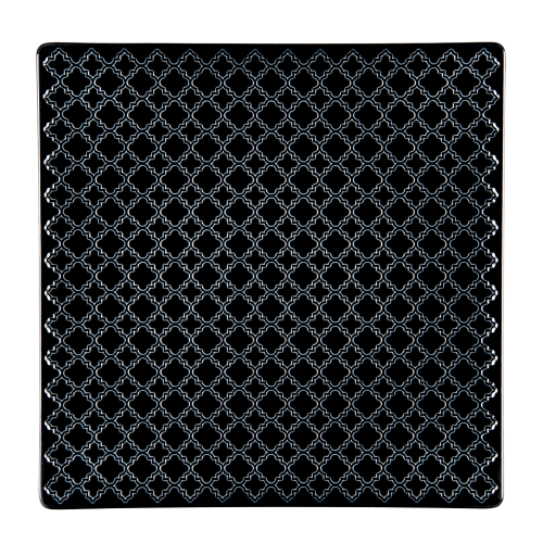 Talerz obiadowy Marrakesz Czarny Lubiana 25,5 cm