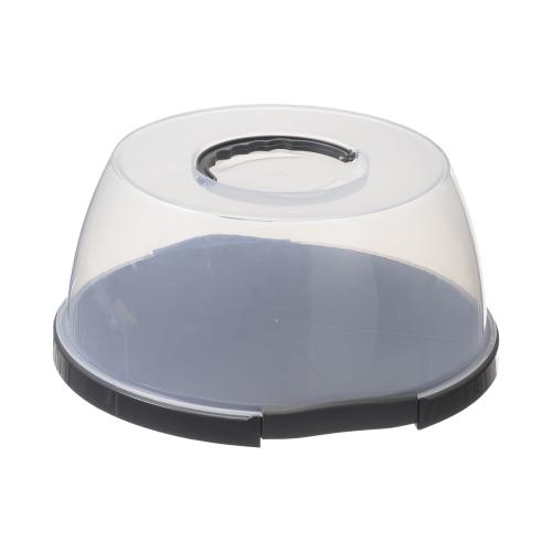 Pojemnik na ciasto z uchwytem Szary Plast Team