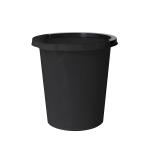 Wiadro z rączką i skalą wiaderko czarne 5 l