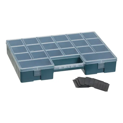 Pojemnik Hobby Luxor z 12 separatorami Zielony Plast Team