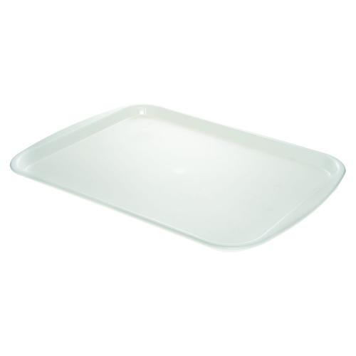 Taca Prostokątna Biała Plast Team