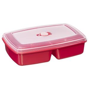 Pojemnik Micro Box do mikrofali Czerwony Plast Team 2.5 l
