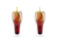 Komplet 2 szklanek termicznych do piwa 300 ml