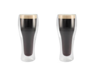Zestaw 2 Szklanki Kufel Do Piwa Grzańca Pokal IPA Podwójna Ścianka 300 ml
