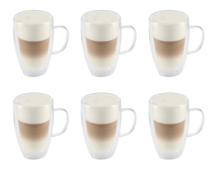 Komplet 6 kubków termicznych 450 ml