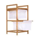 Kosz bambusowy na pranie 2 koszyki Bawełna Easyform