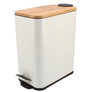 Kosz metalowy z pedałem Szary Easyform 5 L