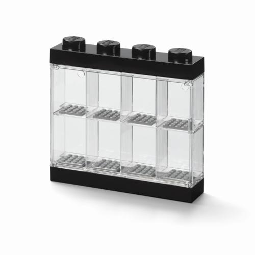 Gablotka na 8 minifigurek Czarna LEGO