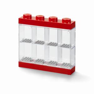 Gablotka na 8 minifigurek Czerwona LEGO