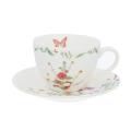 Filiżanka ze spodkiem 2 szt. Kwiaty Marco Polo 220 ml/14 cm