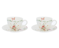 Filiżanka ze spodkiem 2 szt. Kwiaty Marco Polo 220 ml/14 cm