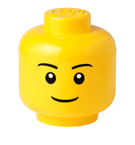 Pojemnik Głowa Chłopiec Lego Plast Team