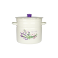 Garnek emaliowany Lawenda Emalia-Rybnik 26 cm/12 l