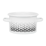 Garnek emaliowany Geometria Emalia Rybnik 16 cm/2 l