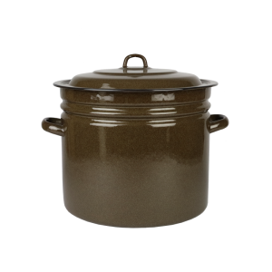 Garnek emaliowany XXL na rosół Emalia Rybnik 40 cm/40 l
