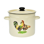 Garnek emaliowany Kogut Emalia Rybnik 22 cm/7 l