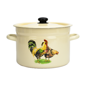 Garnek emaliowany Kogut Emalia Rybnik 26 cm/9 l