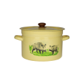 Garnek emaliowany Dzik Emalia-Rybnik 26 cm/9 l