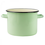 Garnek emaliowany Seledynowy Emalia Rybnik 20 cm/4.5 l