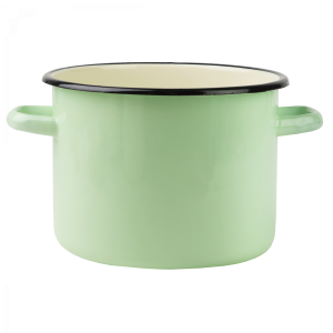 Garnek emaliowany Seledynowy Emalia Rybnik 20 cm/4.5 l