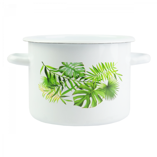 Garnek emaliowany Monstera Emalia-Rybnik 20 cm/4.5 l