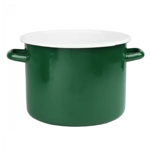 Garnek emaliowany Szmaragd Emalia Rybnik 22 cm/5.5 l