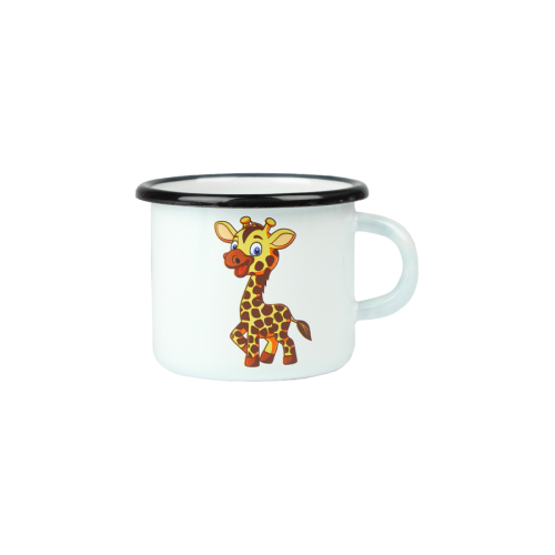 Kubek emaliowany Żyrafa Żaneta Emalia Rybnik 500 ml