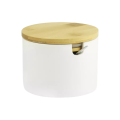 Cukiernica ceramiczna z bambusową pokrywą i łyżką Prima Deco