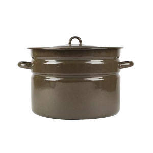 Powidlak emaliowany z pokrywą i sitem Emalia Rybnik 16 l