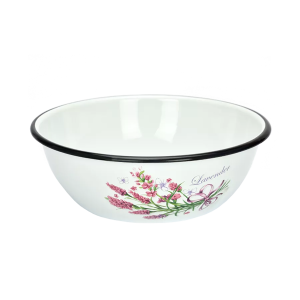 Miska emaliowana Lawenda Emalia Rybnik 4 l