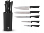 Komplet noży w bloku Czarny 5 szt. Karl Hausmann