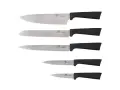 Komplet noży w bloku Czarny 5 szt. Karl Hausmann