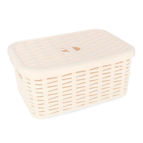 Koszyk Rattan Kremowy Ucsan 6 l